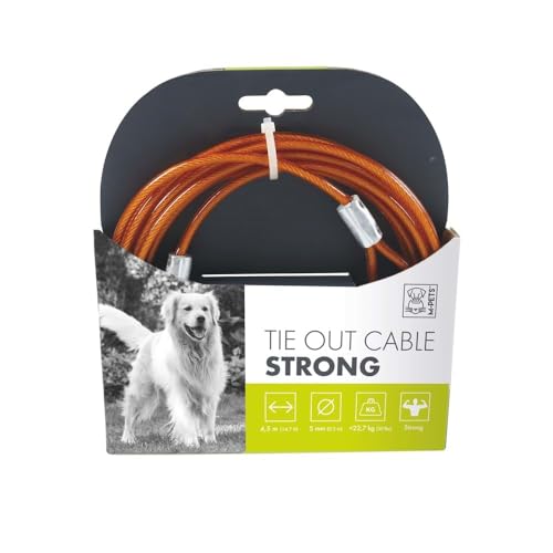 Mpets Tie Out Cable Strong, 4.5 m