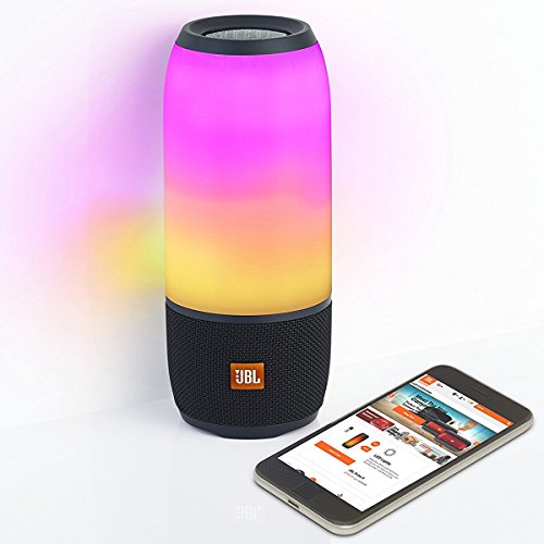 Image of JBL Pulse 3 20 Watt Wireless Bluetooth Portable Speaker (Black)