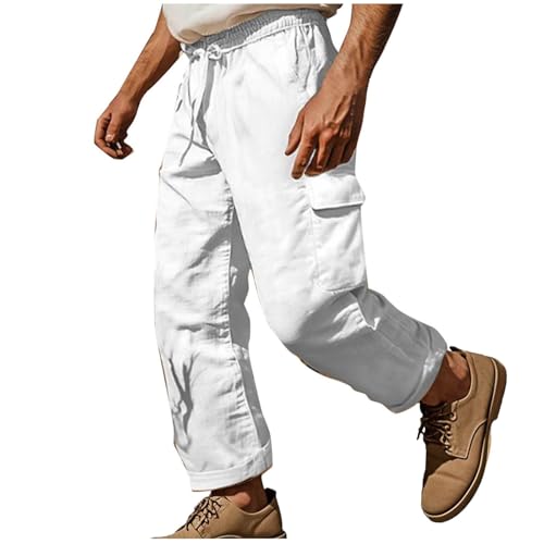 Mens Lightweight Joggers Quick Dry Cargo Hiking Pants Running Workout Athletic Travel Golf Casual Outdoor Fitness