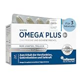 Omega 3 altamente puro - capsule di olio di pesce con 1.000 mg di acidi grassi omega-3 (300 mg di DHA e 400 mg di EPA) - forma trigliceridi - fornitura di 3 mesi
