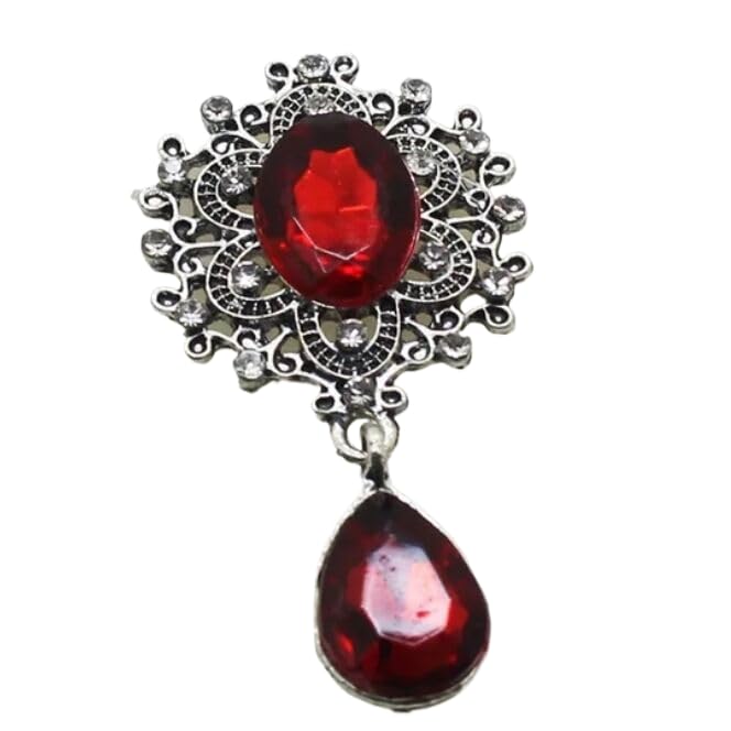 1pcs,alloy Rhinestone Flat Back Brooch 46 * 25MM Webbing Clothing Accessories,25mm X 46mm4