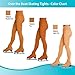 ChloeNoel Figure Skating Light Tan Over The Boot Tights TB8832 Light Tan Child Large (10-12)
