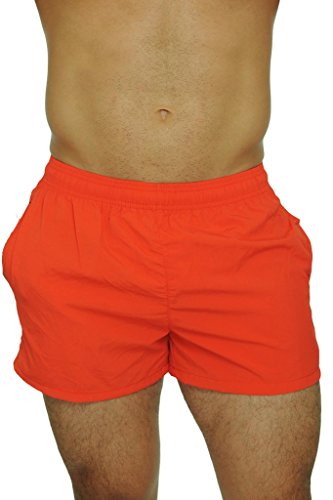 Uzzi Men's Hylfa Swim Trunk - Red -