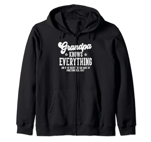 Funny Grandpa Gag Gifts For Birthday Father's Day Grandpa Sudadera con Capucha
