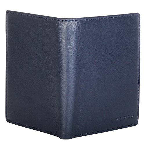 Cross Men's Genuine Leather North Bi-fold Coin Wallet with Credit Card and Currency Compartment (Classic Men_Navy Blue)4