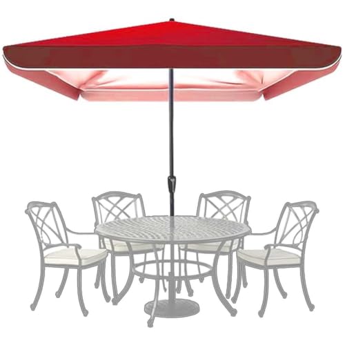 Tela de repuesto para sombrilla rectangular de patio THEGA lavable y resistente UV
