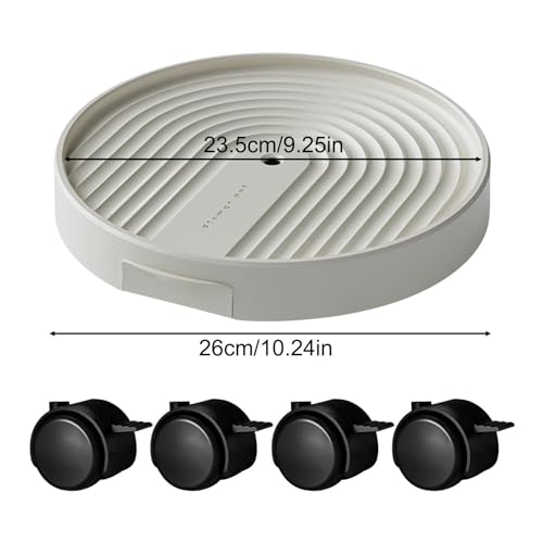 Plateau roulant rotatif à 360° ultra-robuste pour aménagement de jardin - 6