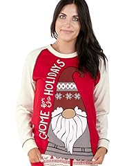 Gnome Holiday Womens Pajama Shirt
