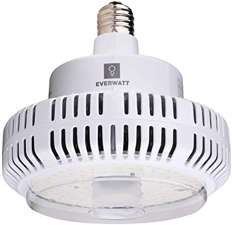 100W LED High-Efficiency High Bay Bulb, E39 Mogul, 400W Metal-Halide Replacement, 5000K, 13000 Lumens, for Daylight Shop Lamp for Warehouses, Garages, Barns, Ceiling …