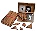 ROMBOL Doppeltangram - herausfordernde Variante des Klassikers Tangram für 2 Personen aus Holz