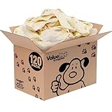 ValueBull Cow Ears, Jumbo Premium, 120 Count, Natural Dog Treats - Angus Beef, USDA/FDA-Approved