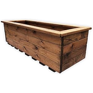 Simply Wood Trough Wooden Garden Planter – EXTRA LARGE PLUS – Sale!!! I