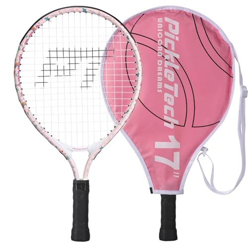 Kids Tennis Racket for Boys & Girls Aged 2-12 - Multi-Color & Style Kids Tennis Racquet, Includes 420D Nylon Shoulder Strap Bag - Toddler Tennis Racquet Starter Kit