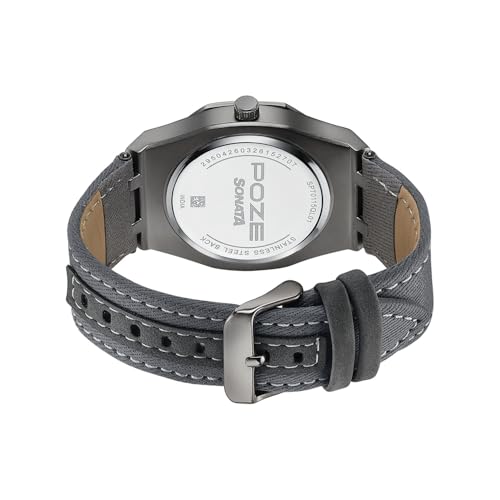 Image of Sonata Poze 9 with Quartz Analog with Strap Strap Watch for Men