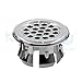 Produktbild KNOPPO® Waschbecken Überlauf Abdeckung, Überlaufblende - Sieve (6 verschiedene Design Modelle) chrom