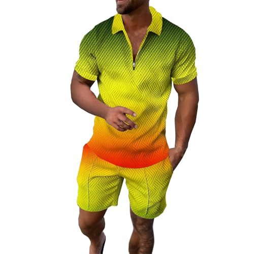 Ensemble homme t-shirt et short fluide contre la chaleur style décontracté M