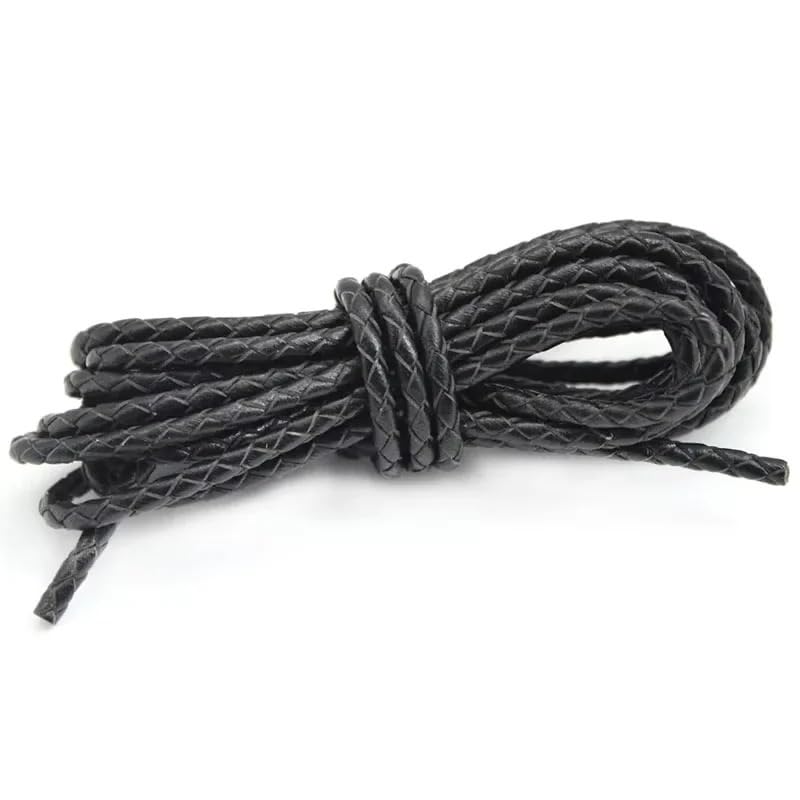 Cordino Per Collana Corde di corda | 1-2m 3-8mm intrecciato retrò for realizzare collane di braccialetti fai-da-te(4mm 2meter)