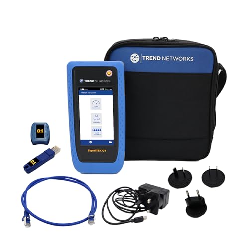 Image of TREND Networks | SignalTEK QT | Upto 10G Copper Qualification Tester | Live Wiremap & TDR Fault Location | Wi-Fi Access Point Scan | Remote Access | Built-in PDF Reporting | R166002