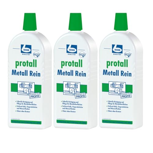 3x Dr. Becher protall Metall Rein 500 ml