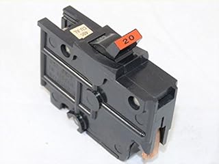 1- FEDERAL PACIFIC FPE CHALLENGER NA120 NA 20A 1P 120V STAB-LOK THICK STYLE BLACK OR RED HANDLE