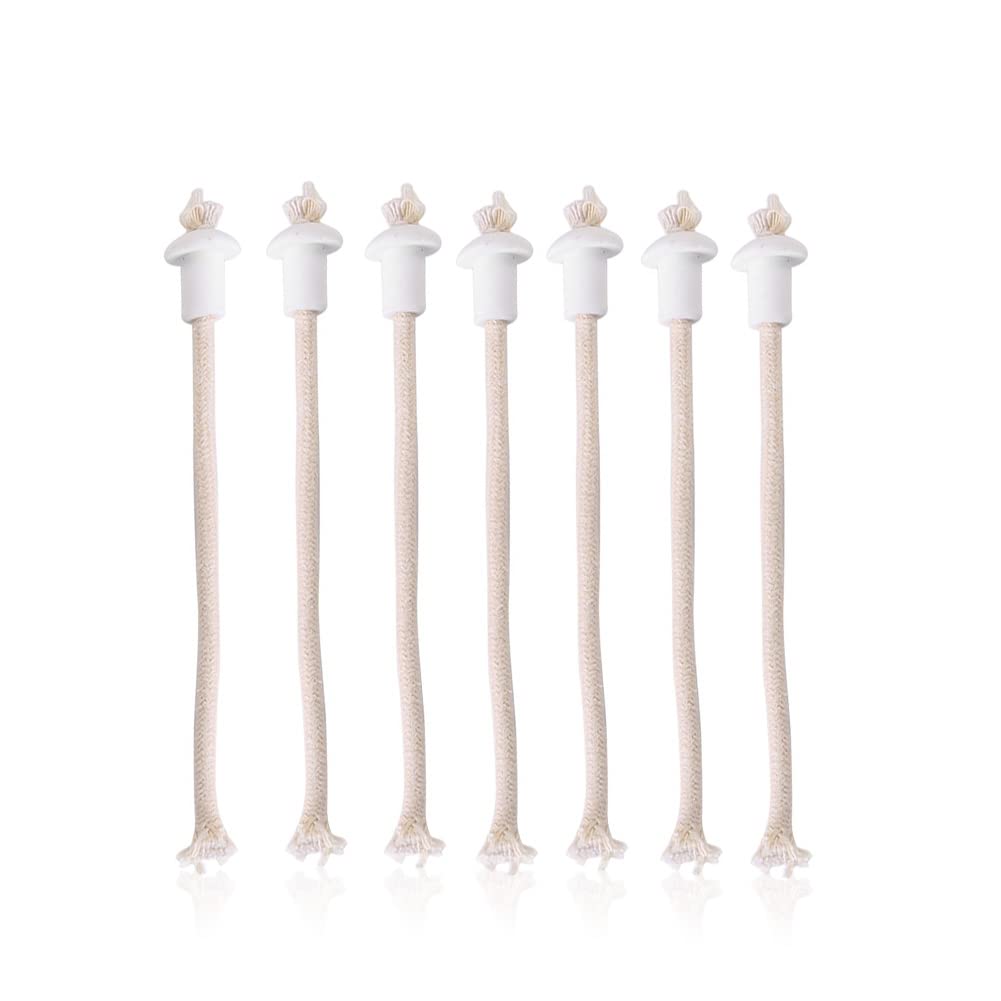 Support en céramique avec mèche lot de 7 pour lampe torche et bouteille