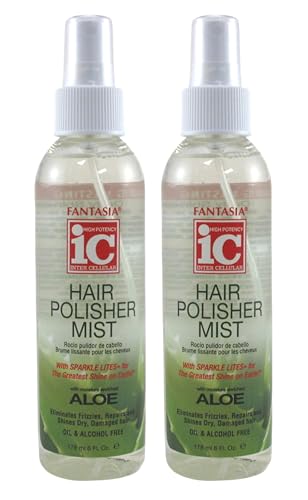 Fantasia Ic Hair Polisher Mist 6 Ounce Pump (177ml) (2 Pack)