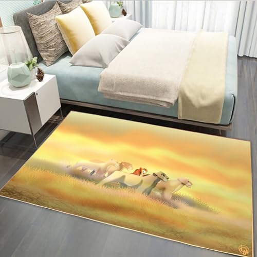 ShMizz Kinderteppiche, Le ROI Lion Simba Anime Teppiche, Schallisolierende Spielteppiche,...