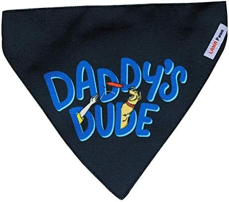 Lana Paws Daddy's Dude Dog Bandana/Dog Scarf, S-M