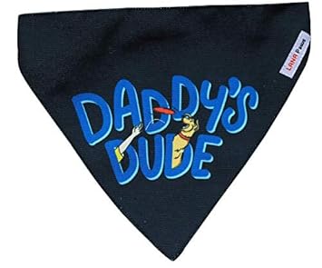 Lana Paws Daddy's Dude Dog Bandana/Dog Scarf, S-M