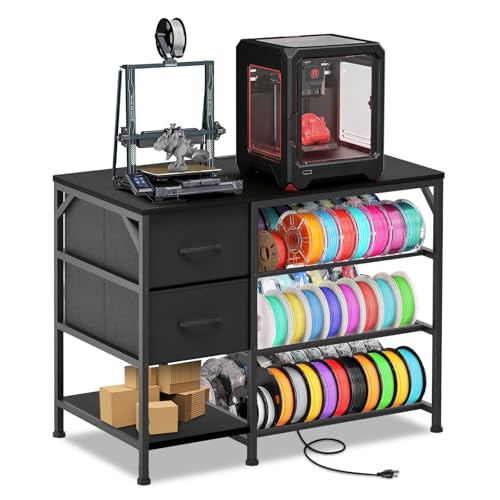 3D Printer Stand Filament Storage Rack - 4-Tier Heavy Duty
