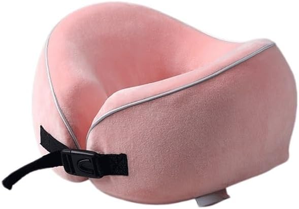 JSEIAJB U-Shaped Memory Foam Neck Pillow with Slow Recovery Function for Protection