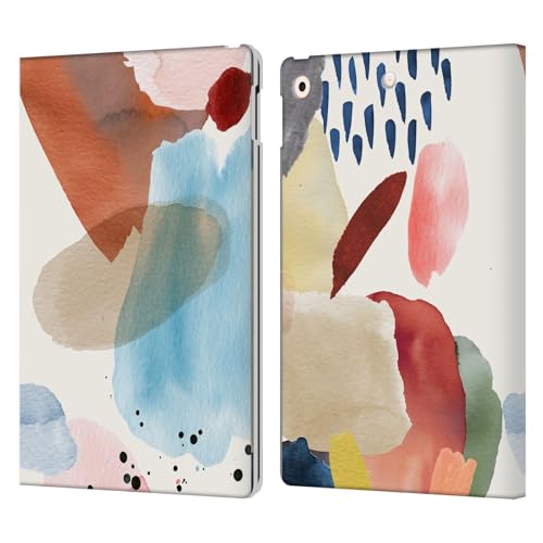 Évitez les bris d'écran : étui portefeuille cuir iPad 10.2 Ninola pastel antichoc