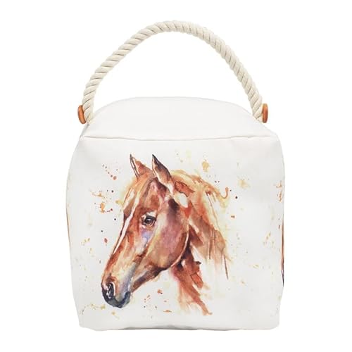 lesser and pavey LP49091 Country Life Horse Design Doorstop | Multi-color Accessory