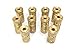 Southeastern Accessory 10 Pack Swimming Pool Brass Deck Anchor for Pool Cover Screw in Type for Concrete Decks