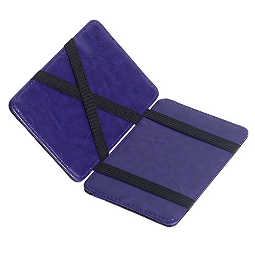 Image of Men's Fashion Magic Money Clip Leather Minimalistic Slim Wallet