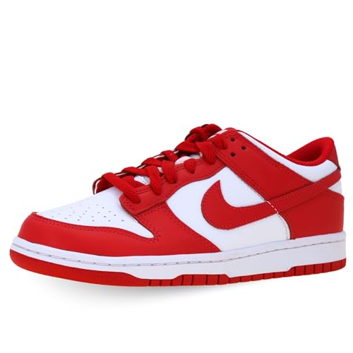 Nike Chaussures Dunk Low (GS) Code FB9109-119 Rouge, Blanc et rouge., 36 EU