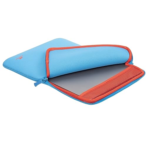Housse MacBook Pro 13.3 RivaCase turquoise pour trajets nomades - 5