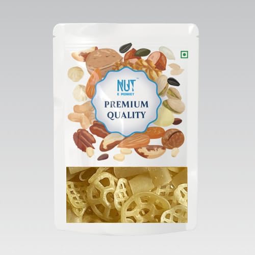 NUT E MONKEY-Mix wheel finger fryums 200GM|Ready To Fry|fryums papad|fryums snacks|200GM
