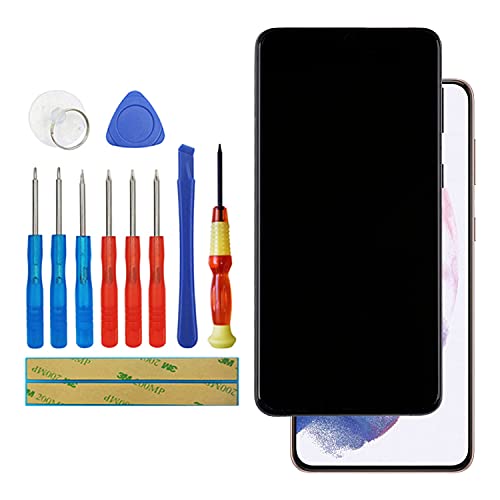 Acko Assembly Digitizer Super Amoled Display LCD Screen Replacement for Samsung Galaxy S21 Plus S21+ SM-G996B,SM-G996U 6.7 inch Screen Replacement with Tools
