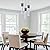 3 Lights Independent Kitchen Island Dining Room Lights Black Pendant Light Fixtures Linear Chandeliers 3 Pendant Lights for Kitchen Island Modern Pendant Light Fixtures, Day Light Bulbs Included