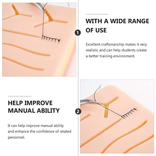 Kit de treinamento de sutura ULTECHVO reutilizável de silicone para sutura para treinamento de sutur