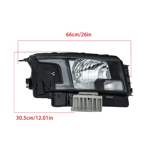 labwork Headlight Assembly Replacement for Nissan Frontier 2022-2023 Headlights Halogen Set Passenger Side RH by labwork - Image 6