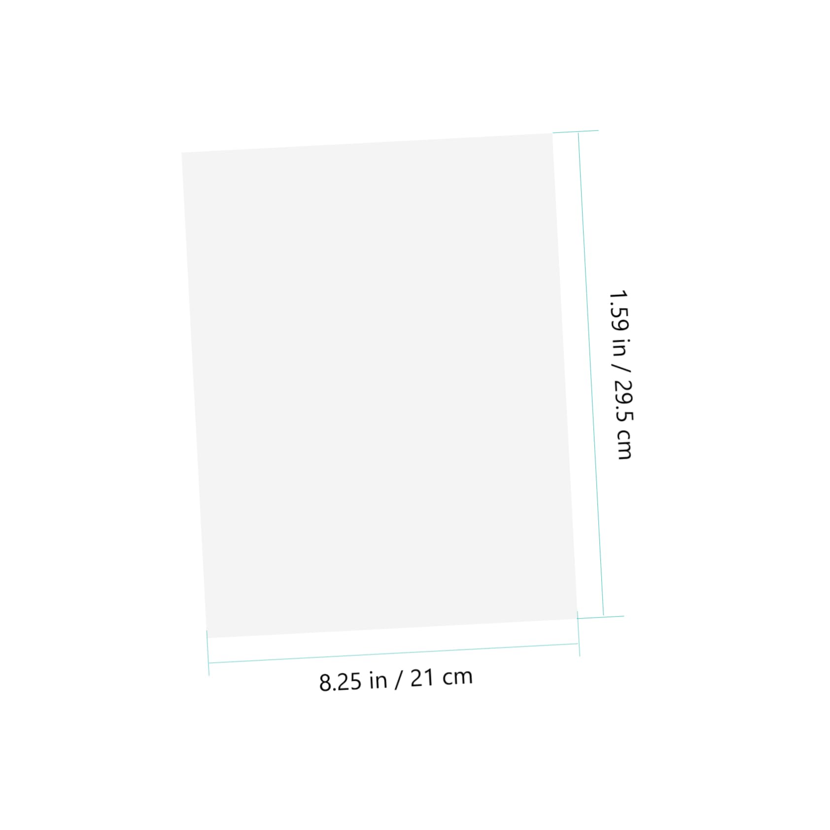 100 Feuilles Papier Autocollant, PVC Blanc pour Imprimante A4, Adhésif