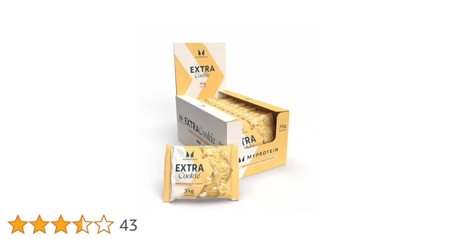 Amazon | MYPROTEIN プロテインクッキー 75g×12枚入り (ホワイト