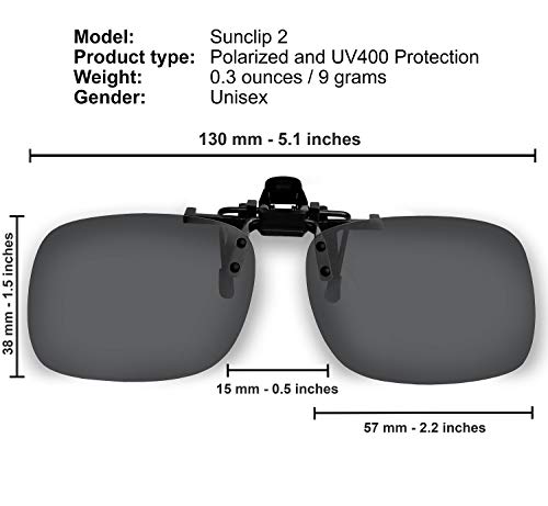 Success Eyewear Clip On Sunglasses Polarized Sunglasses to Clip onto Eyeglasses Flip Up for Men and Women3