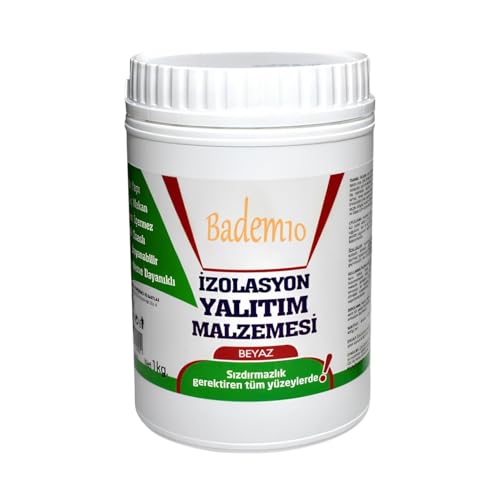 Beyaz Elastik Su Yalıtım Malzemesi, 1 kg, Boyanabilir