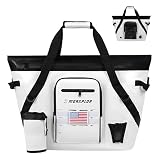 MORXPLOR Insulated Fish Cooler Kill Bag with Flat Bottom-25x17.5 40x16 60x20Inches Waterproof Fishing tackle Kill Cooler Bag