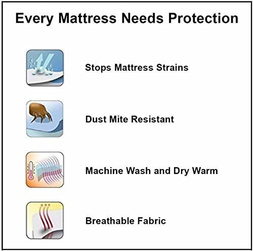 Image of Rajasthan Crafts Microfiber 300 TC Mattress Protector (King Brown)