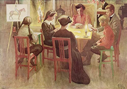 Tableau Les vacances de Noël Carl Larsson pour revivre la magie d'antan