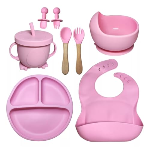 Kit Introdução Alimentar Bebê 8 Peças de Silicone e Sem Pontas pa...